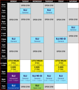 Byron Bay Timetable