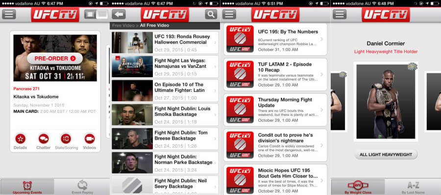 UFC e1446271517136 - Must-have iPhone Apps For MMA Enthusiasts
